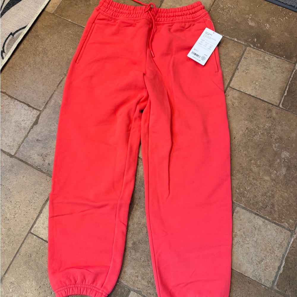 Athleta easy fleece punch Joggers